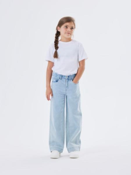 Name It NOOS Kids Wideleg Jeans hellblau