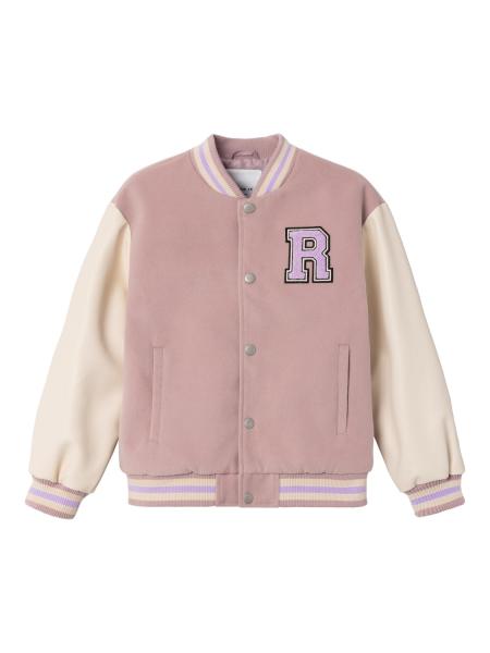 Name It Kids Collegejacke rosa