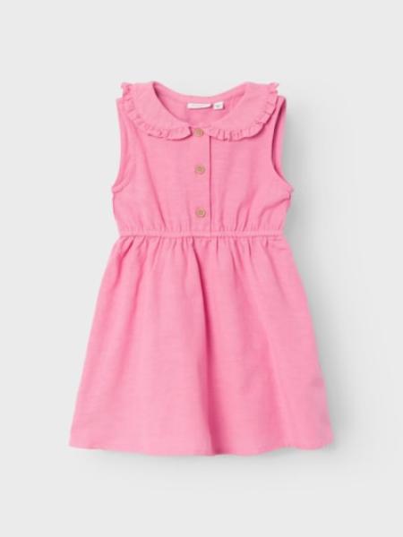 Name it Mini Leinenkleid pink