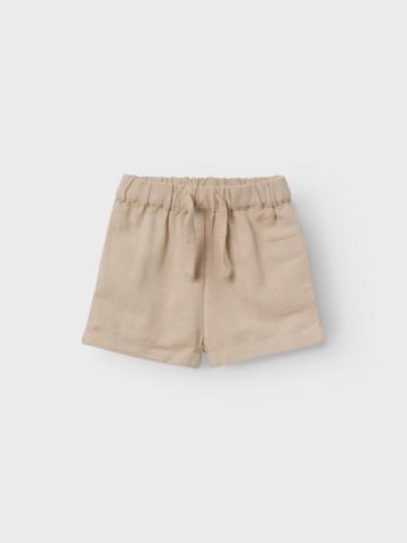 Name it Baby Leinenshorts beige