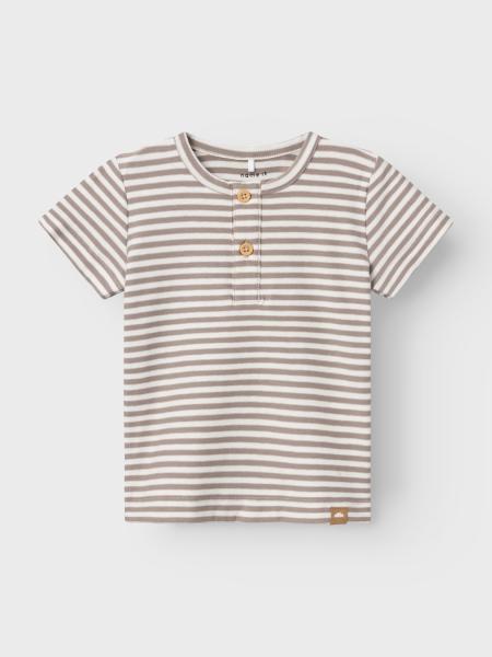 Name It Baby Tshirt gestreift beige