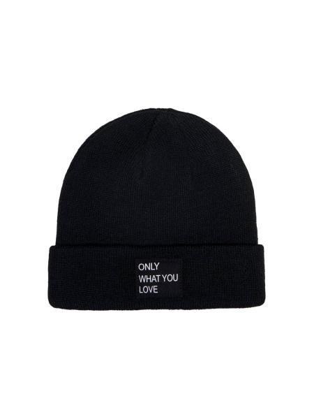 Kids ONLY Beanie 'Only what you love' schwarz