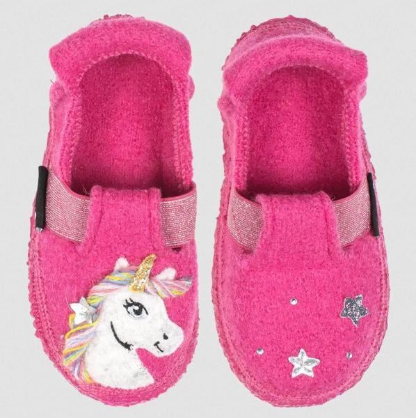 Nanga Hausschuhe Einhorn pink