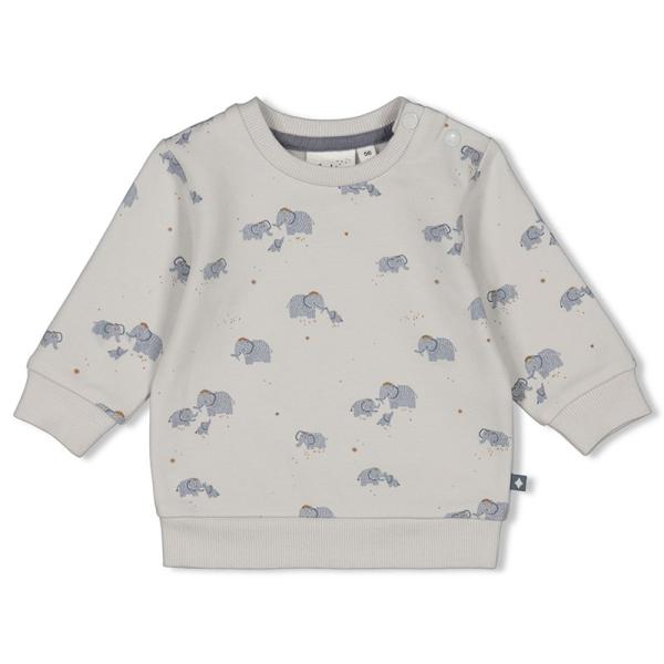 Feetje Baby Sweater Forever Bestie AOP Elephant