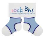 SockOns Baby Sockenhalter 6-12 Monate hellblau